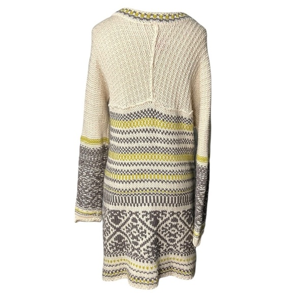 FREE PEOPLE - Annabelle Yarn  Oversized Wool Blend Cardigan Knit M - Picture 2 of 9